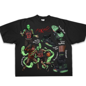 Fright Jordan 5 Halloween tee 1